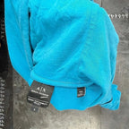 Armani Exchange Full-Zip Blue Hoodie – Size Small Armani Exchange