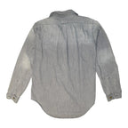 Current/Elliott The Prep School Gray Denim Button Up Shirt Current/Elliott
