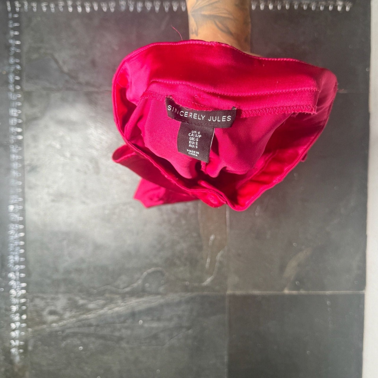 Sincerely Jules Hot Pink Cargo Pants Size S