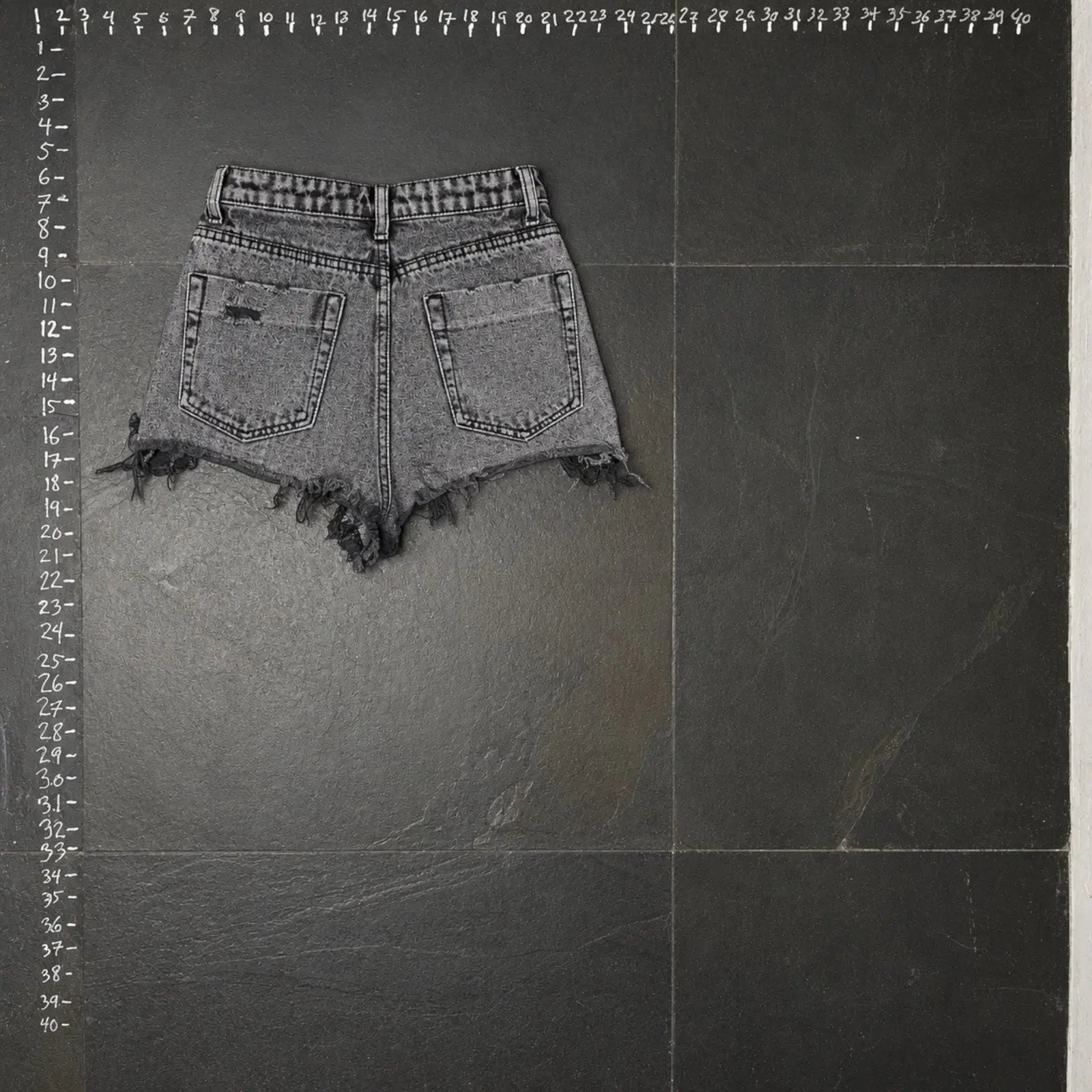Fashion Nova Distressed Acid Wash Denim Shorts Fashion Nova