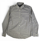 Banana Republic Grey and White Striped Cotton Button Down Shirt Size XS Banana Republic