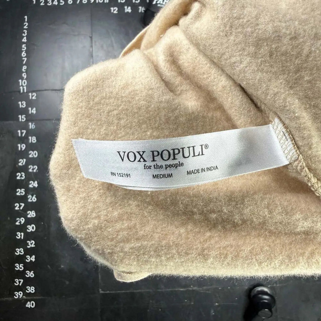 Vox Populi Chill Graphic Sweatshirt Tan Size Medium Vox Populi