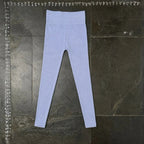 Aura Ribbed Seamless Leggings Size S/M Aura
