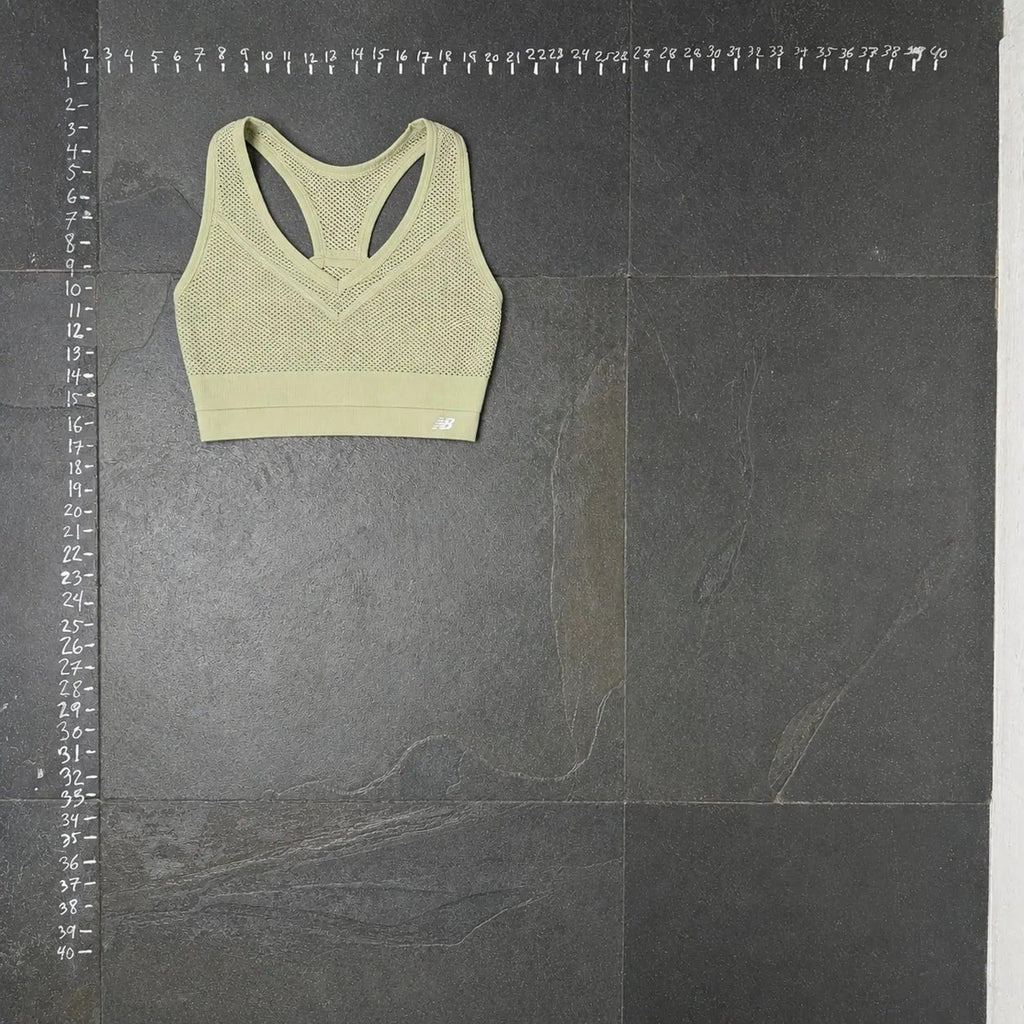 New Balance Seamless Mesh Racerback Sports Bra Size M New Balance
