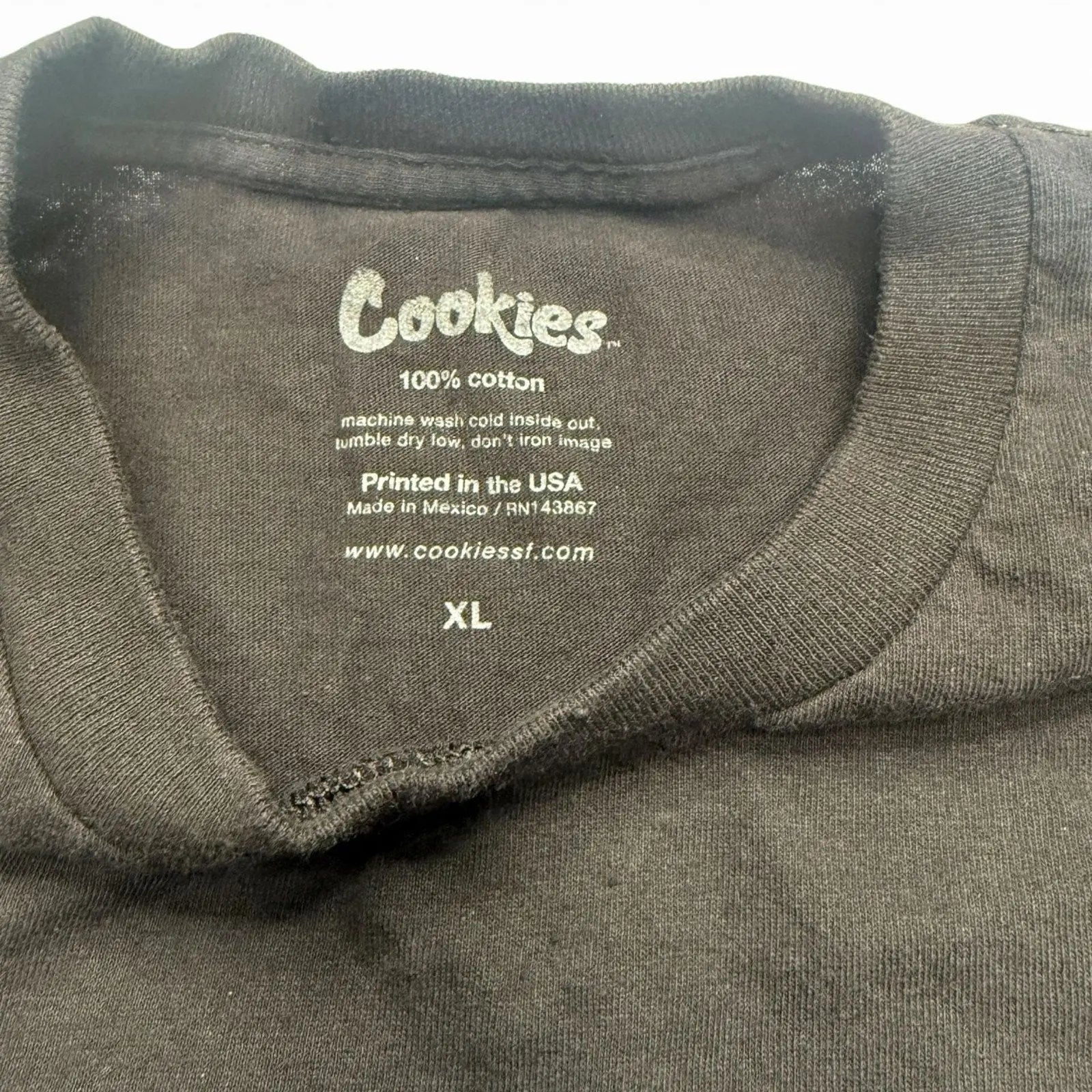 Cookies SF Original Logo Black and Blue T-Shirt Cookies SF