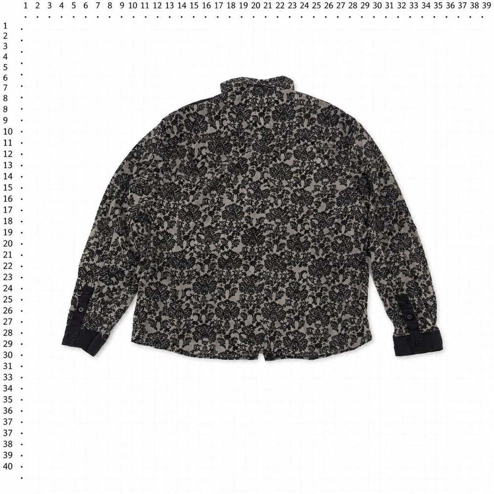 AllSaints Rivet Mercer Silk Shirt US 6