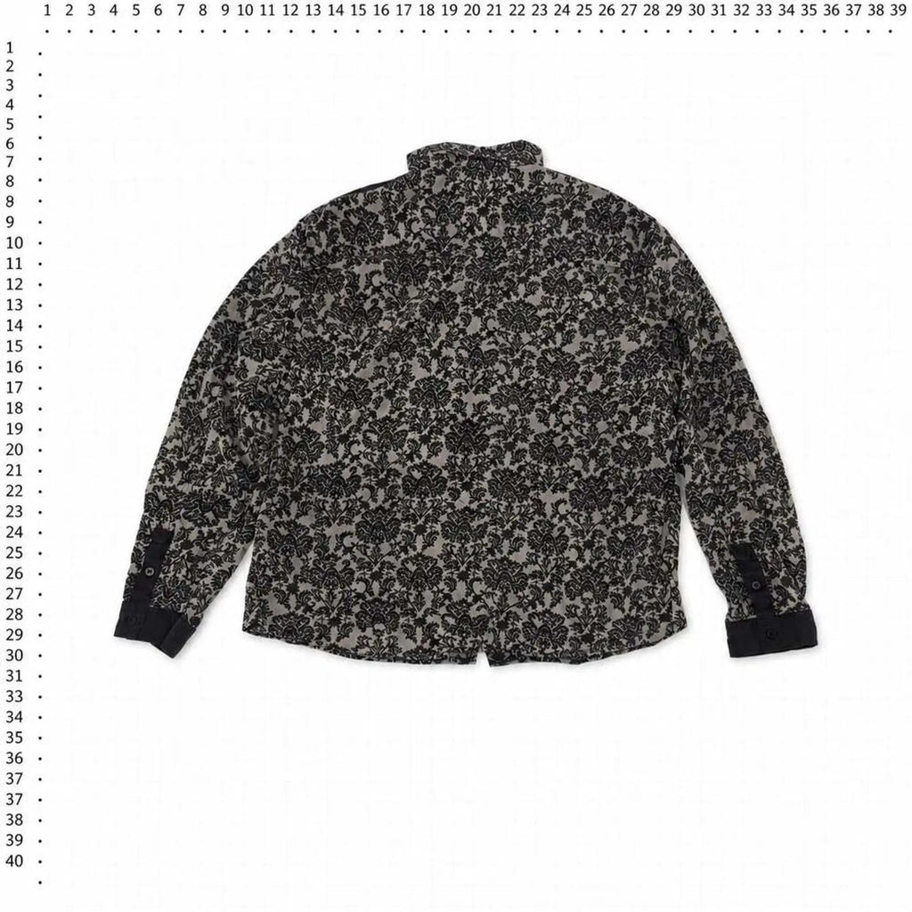 AllSaints Rivet Mercer Silk Shirt US 6 AllSaints