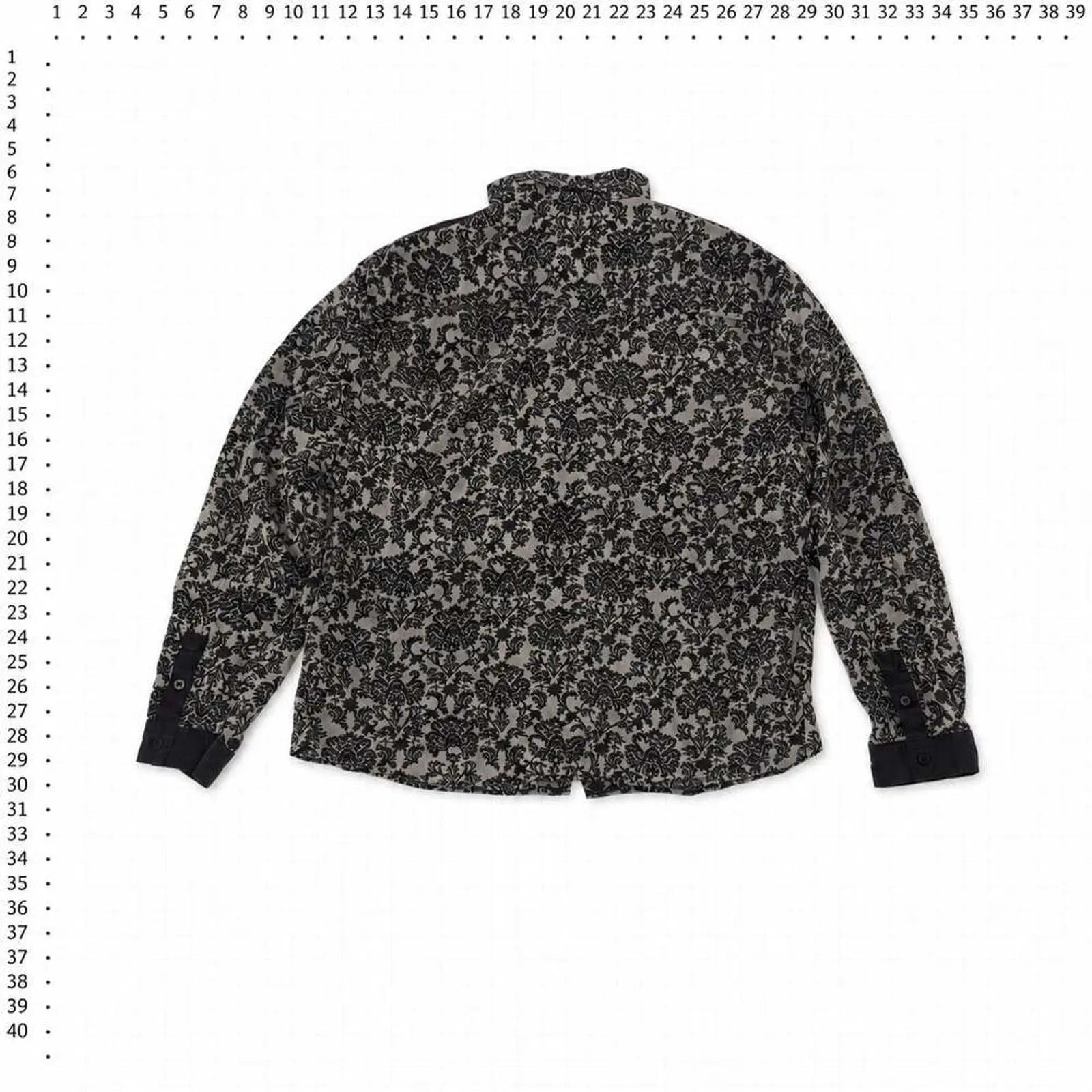 AllSaints Rivet Mercer Silk Shirt US 6 AllSaints