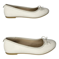 Cat & Jack Kids' Diana Slip-On Ballet Flats in White Cat & Jack
