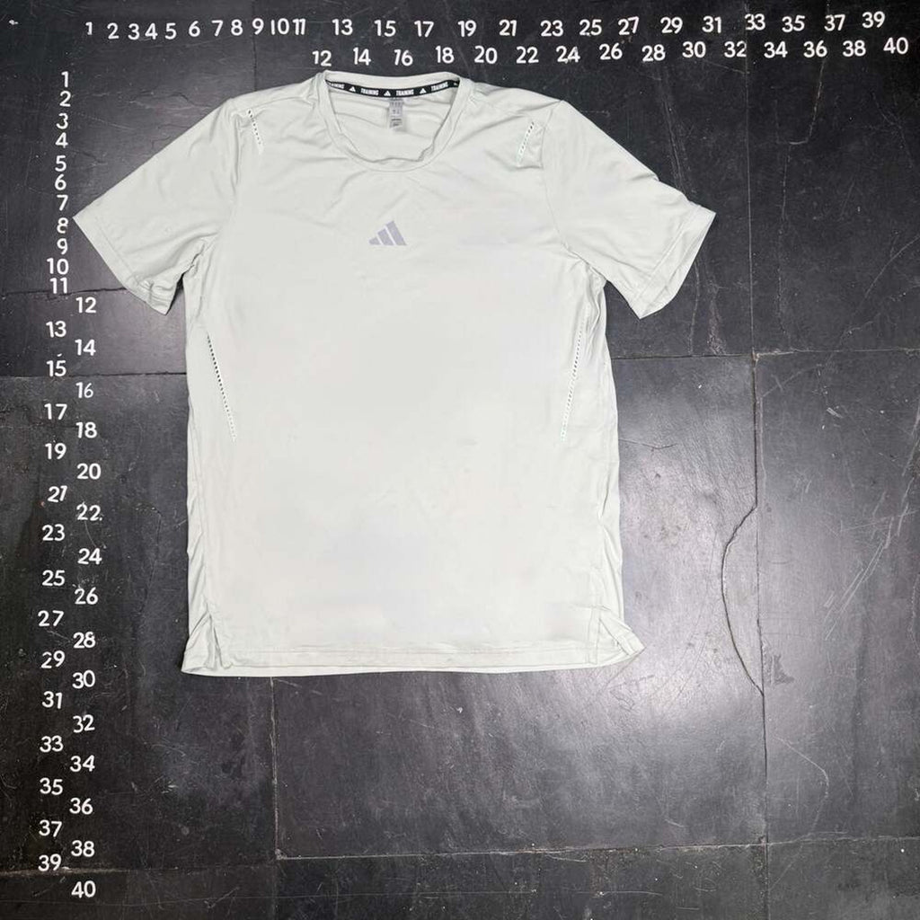 Adidas Training Performance T-Shirt Light Green Size Large