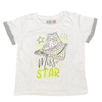 Intelligent Kids Girls Miss Star Graphic Tee White Size S Intelligent Kids