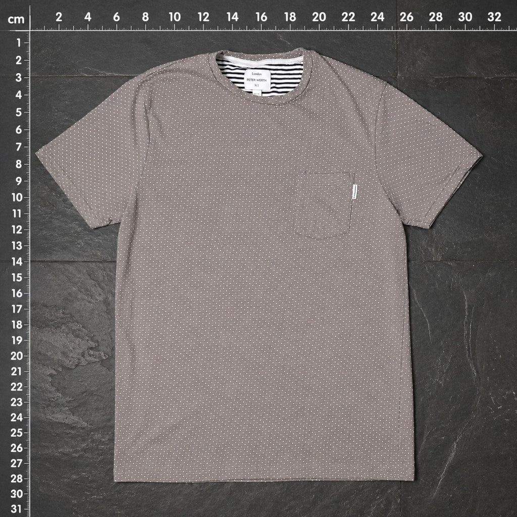 Peter Werth London Polka Dot Pocket T-Shirt Size L