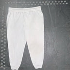Pinko White Cotton-Viscose Drawstring Jogger Sweatpants Pinko