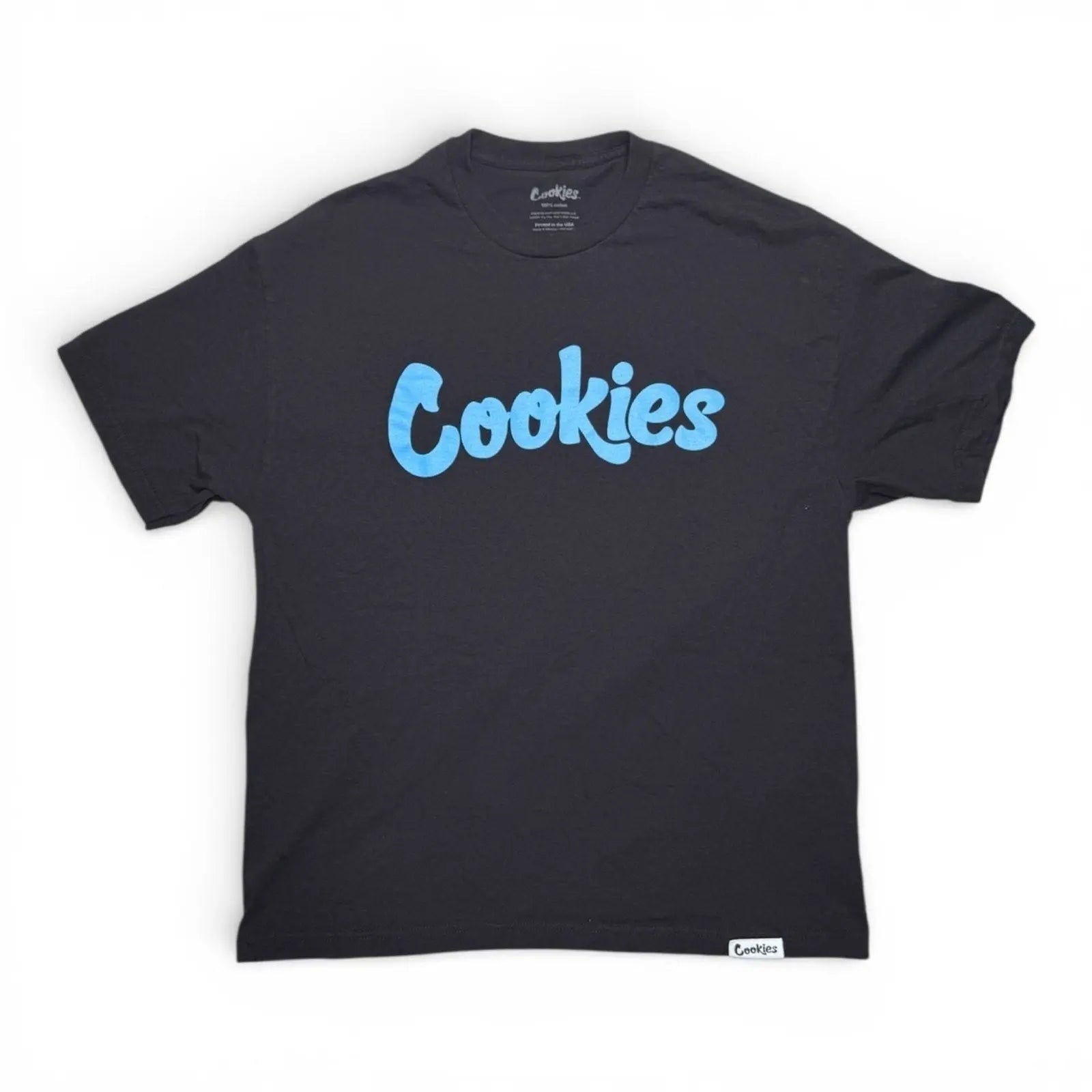 Cookies SF Original Logo Black and Blue T-Shirt Cookies SF