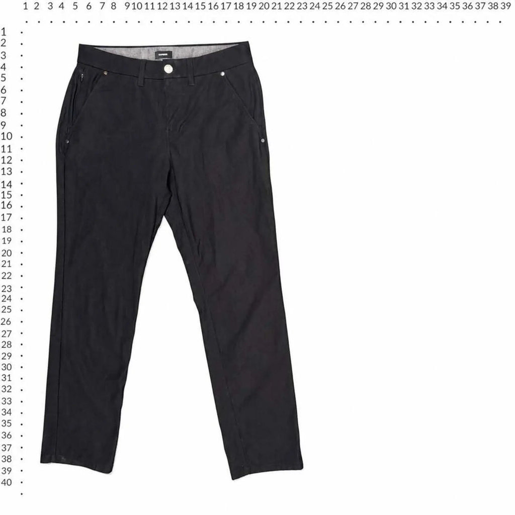 Express Slim Stretch Pants Black 29x30 Express