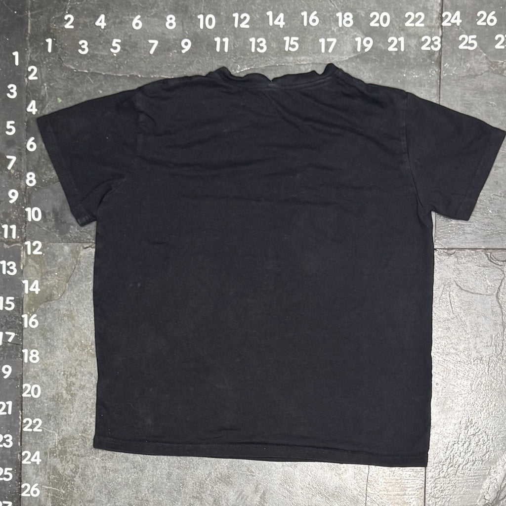 Unbranded Black Exposed Seam Detail Short Sleeve T-Shirt