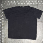 Unbranded Black Exposed Seam Detail Short Sleeve T-Shirt