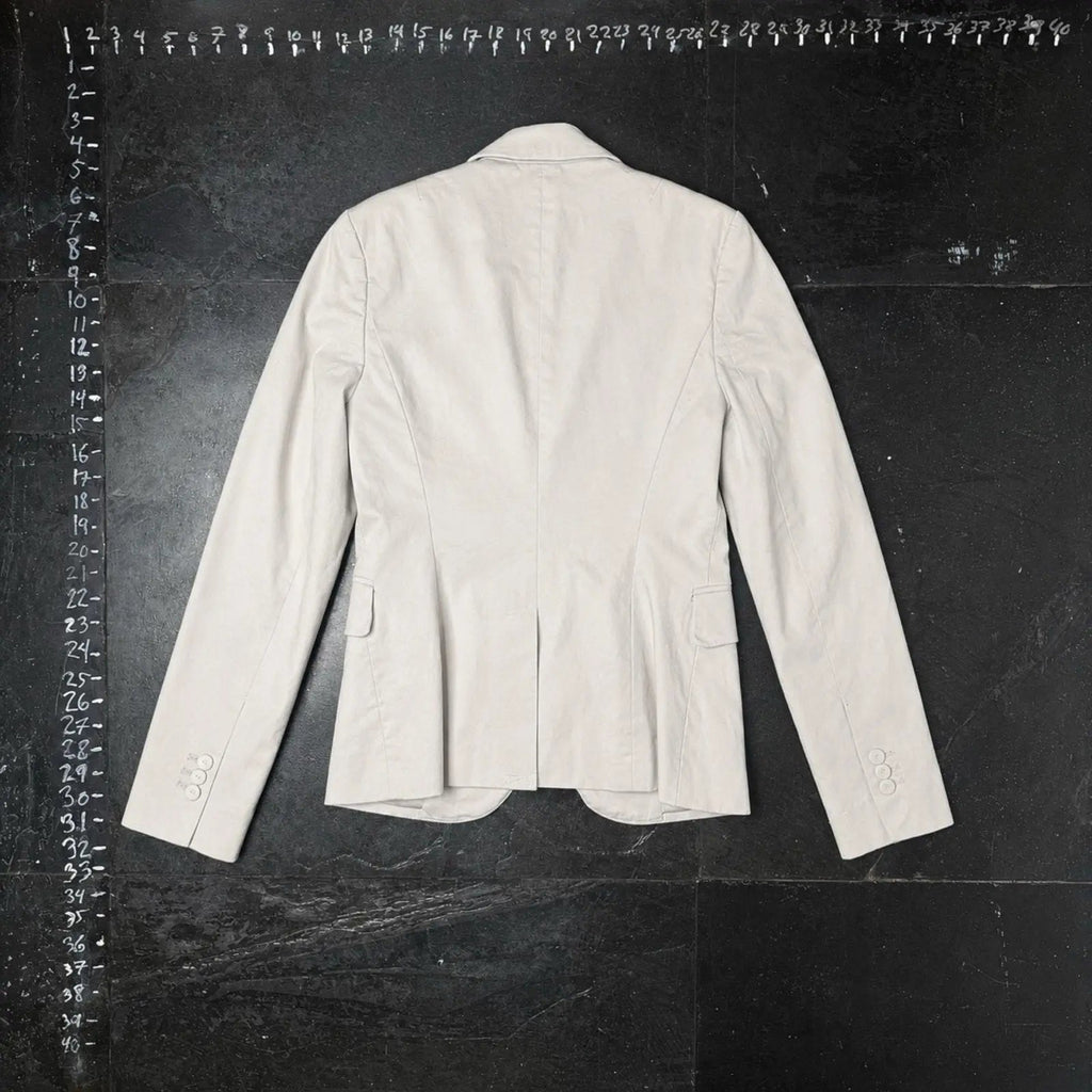 Calvin Klein Women's Beige Cotton Blend Blazer Size 0 Calvin Klein