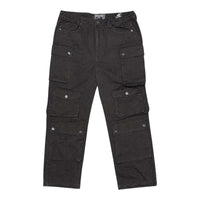 Homme + Femme Black Multi-Pocket Cargo Pants Size 36 Homme + Femme