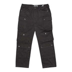Homme + Femme Black Multi-Pocket Cargo Pants Size 36 Homme + Femme