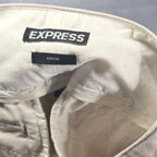 Express Editor Beige Flare Leg Dress Pants Express