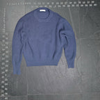U.S. Polo Assn. Women's Cable Knit Crew Neck Sweater Navy Blue Large