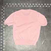Saks Fifth Avenue Pink Cotton Short Sleeve - O.M.T.HRIFT