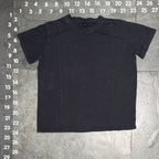 Unbranded Black Exposed Seam Detail Short Sleeve T-Shirt