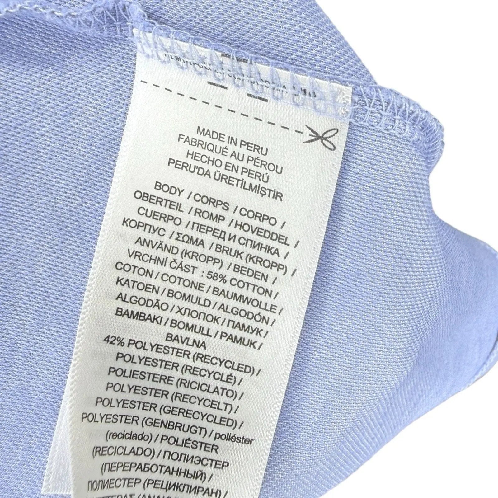 Polo Ralph Lauren Light Blue Custom Slim Fit Tipped Piqué Polo Shirt Polo Ralph Lauren