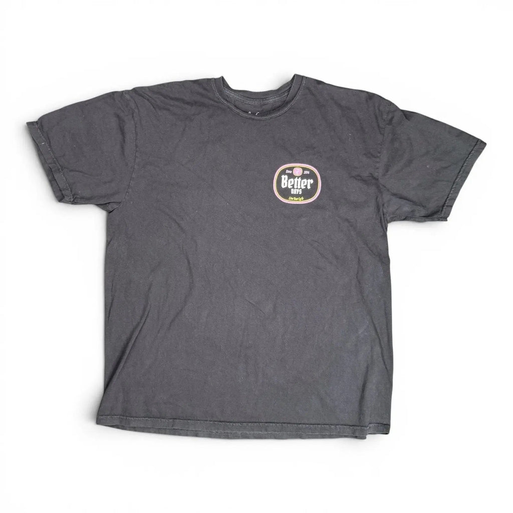 Lyfe Better Days Graphic T-Shirt Black Size XL Lyfe