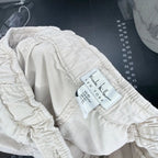 Nicole Miller New York Beige Drawstring Jogger Pants Nicole Miller