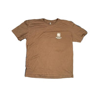 Mad Radio Global Sounds Café Bar & Records Graphic T-Shirt Brown Size XL