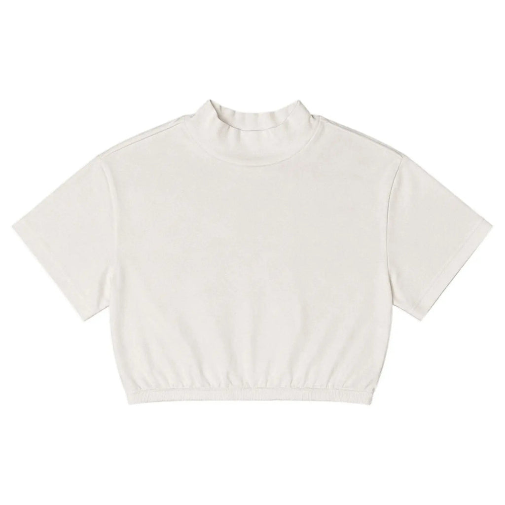 Alo Yoga Mock Neck Cropped Tee Size S Alo Yoga
