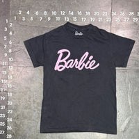 Barbie Logo Graphic Black Short Sleeve - O.M.T.HRIFT