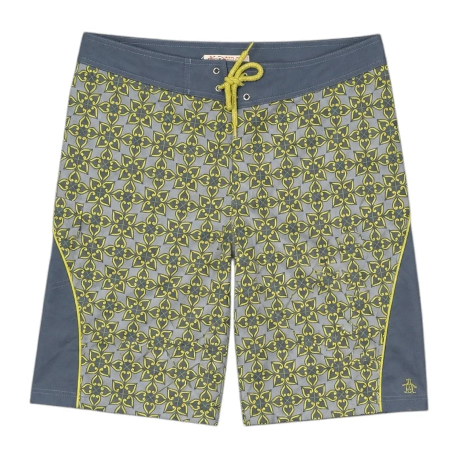 Original Penguin by Munsingwear Men's Size 34 Geometric Print Board Shorts Original Penguin by Munsingwear
