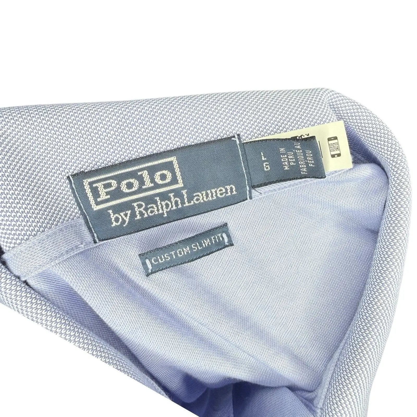 Polo Ralph Lauren Light Blue Custom Slim Fit Tipped Piqué Polo Shirt Polo Ralph Lauren