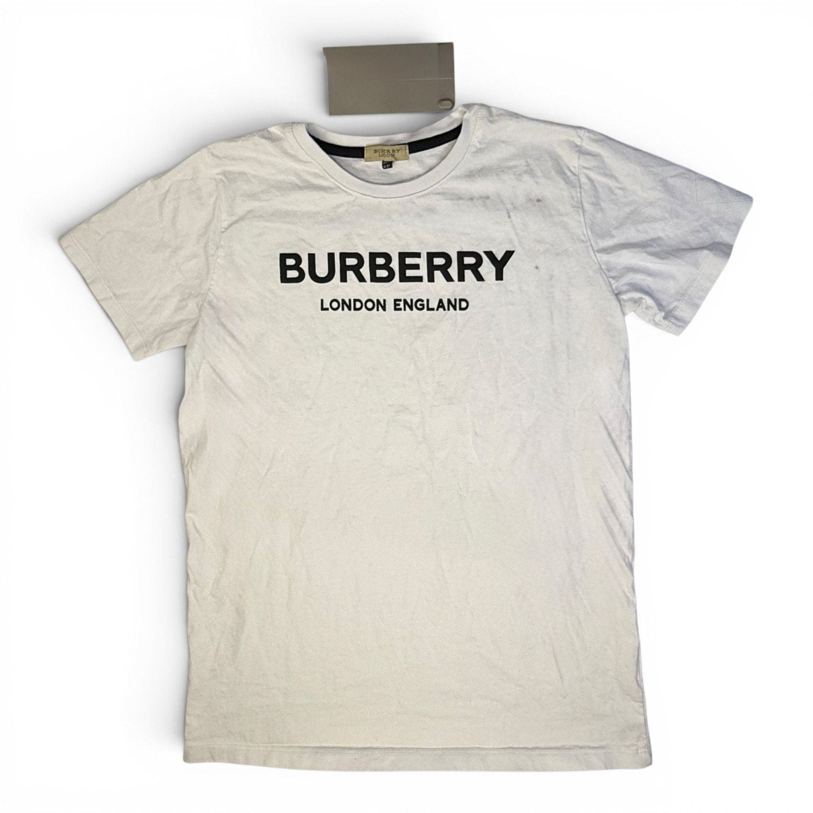 Burberry London England Logo T-Shirt White Size 14-15Y