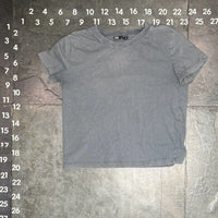 Zara Grey Acid Wash Short Sleeve Crew Neck - O.M.T.HRIFT