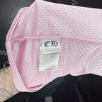 Chrome Hearts Pink 'Love You' Mesh Warm-Up Long Sleeve Jersey Chrome Hearts