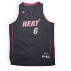 Adidas LeBron James #6 Miami Heat Limited Edition Blackout Plaid Basketball Jers Adidas