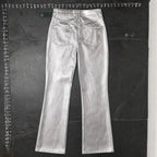 Wild Fable Metallic Silver Flare Pants Size 4 Wild Fable
