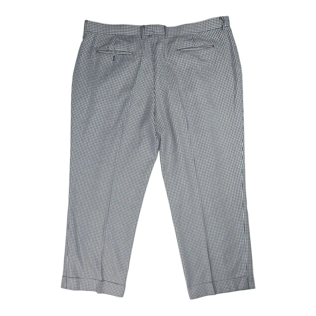 NN07 Simon Houndstooth Check Pleated Cotton Trousers NN07