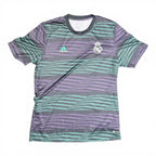 Real Madrid 2022-23 Pre-Match Soccer Jersey Black/Purple/Green Training Shirt Me adidas