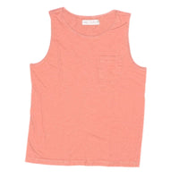 Zara Boys Salmon Pink Sleeveless Pocket Tank Top, Small Zara