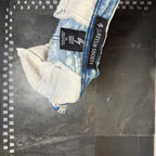 Lavish Society Acid Wash Moto Cargo Shorts Size 30 Lavish Society