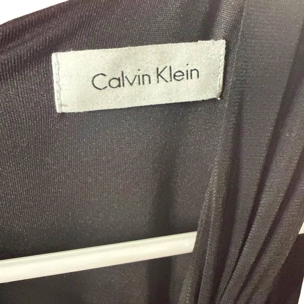 Calvin klein sleeveless black sheath Calvin Klein