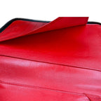 Christian Louboutin Black Spiked Leather Tablet Case Clutch Christian Louboutin