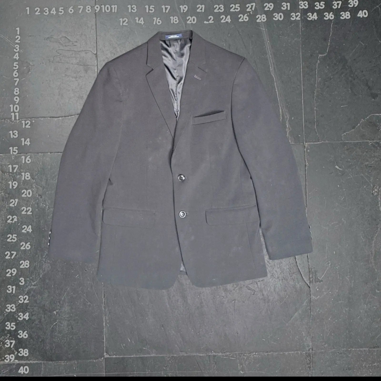 Marc New York By Andrew Marc Men's Modern Fit Two-Button Blazer Jacket Black Marc New York by Andrew Marc