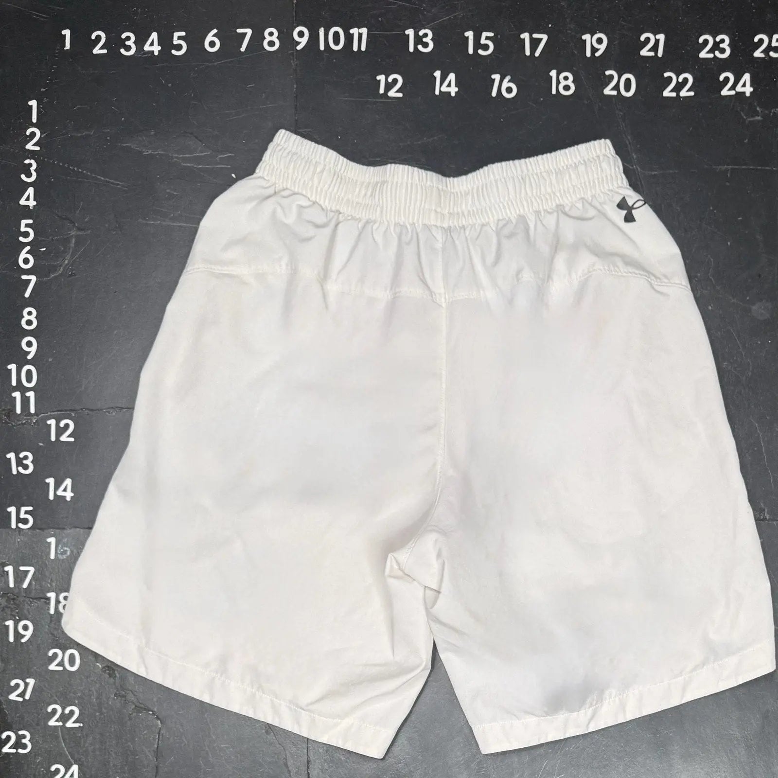 Under Armour Project Rock Brahma Bull Training Shorts White Size Medium Under Armour