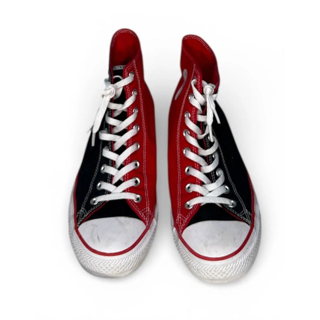 Converse Chuck Taylor All Star Colorblock High Top Sneakers Red and Black Converse